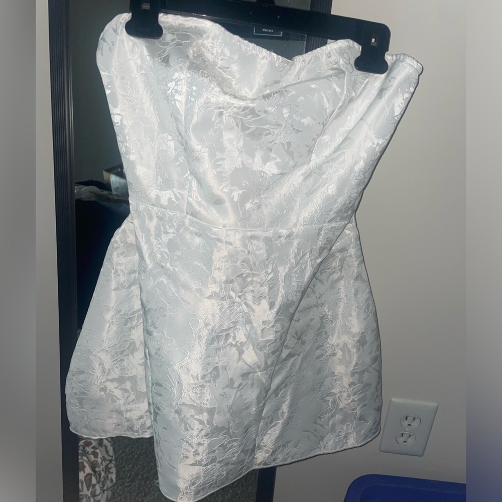 SHEIN White Floral Mini Dress